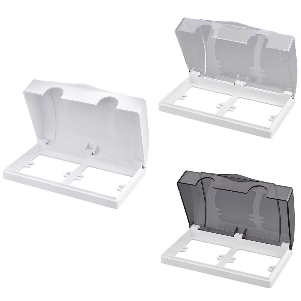 2 Gang Socket Waterproof Box 86 Type Wall Switches Cover Dustproof Box Plastic Electrical Outlet Cover Easy to Install