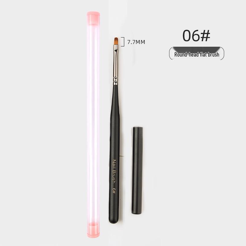 Japanese Nail Art Pen Set: 16-Piece Gel Polish Liner, Drawing, Carving, and Blending Brushes.