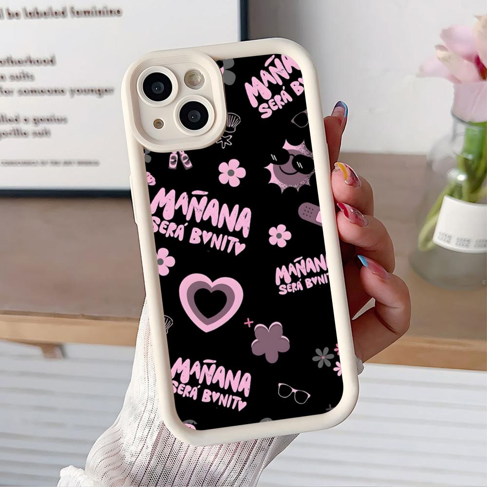Karol G Latino Mobile Cell Phone Case for iPhone 17 16 15 14 13 12 11 Air Pro Max Plus Thicken TPU Colorful Cover Cover Pretty