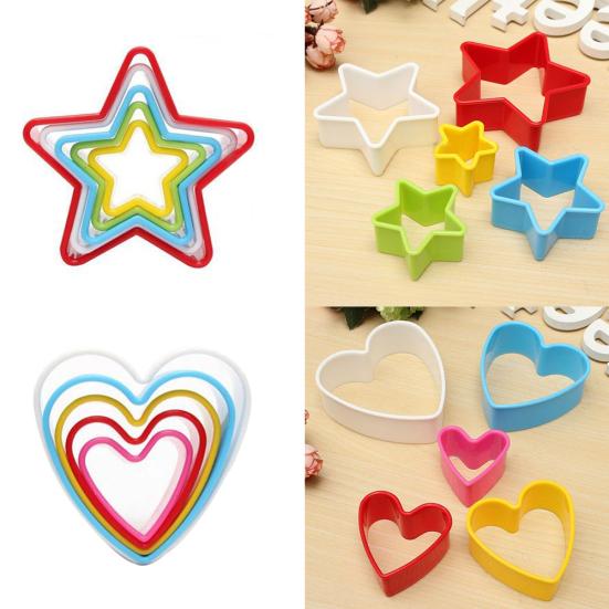 5 szt. DIY Fondant Mould Formy do pieczenia Ciasta Ciasteczka Dekorowanie Sugarcraft Narzędzia Zestaw