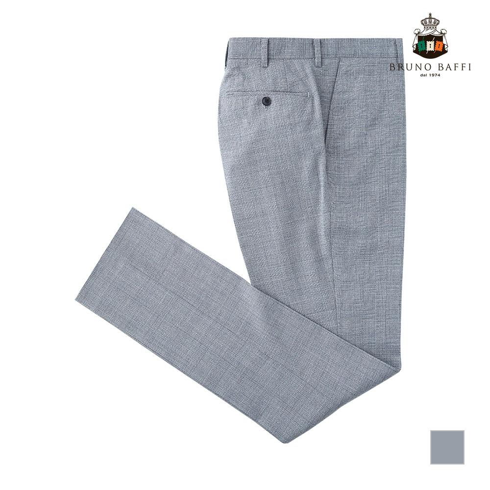 BRUNOBAFFI Grey Monotone Textured Pants_Margbxm3101