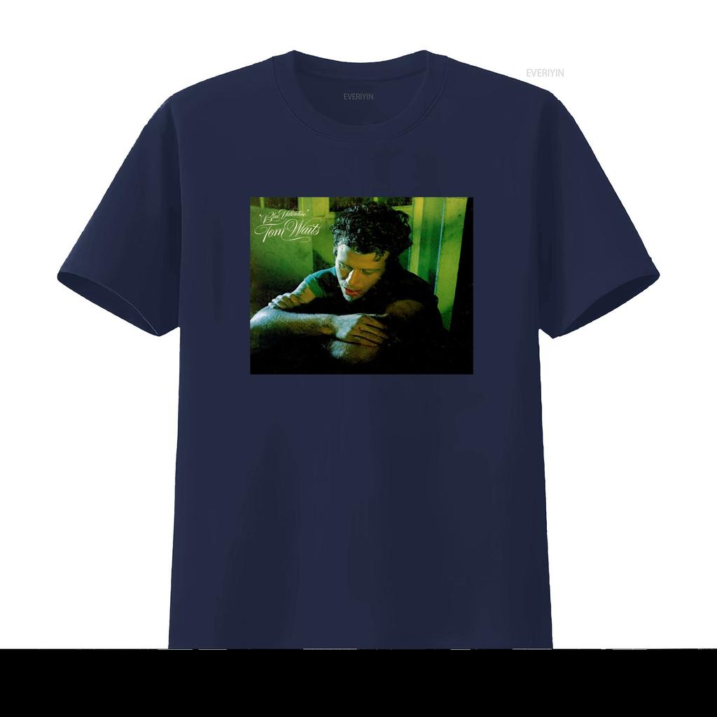TOM WAITS Blue Valentine Vinyl CD Cover T Shirt Available in Small Medium Large XL Sizes vintage Washed Versatile Unisex