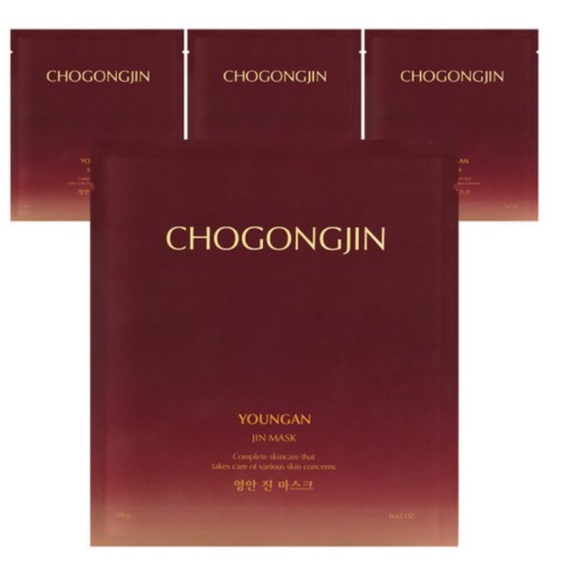 MISSHA Chogongjin Youngan Jin Тканевая маска Антивозрастная Подтягивающая Питательная 18 г x 4 шт.