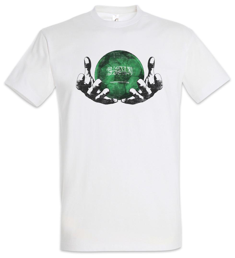 Saudi Arabia Football Magic Ball T-Shirt Soccer Flag Banner World Championship S