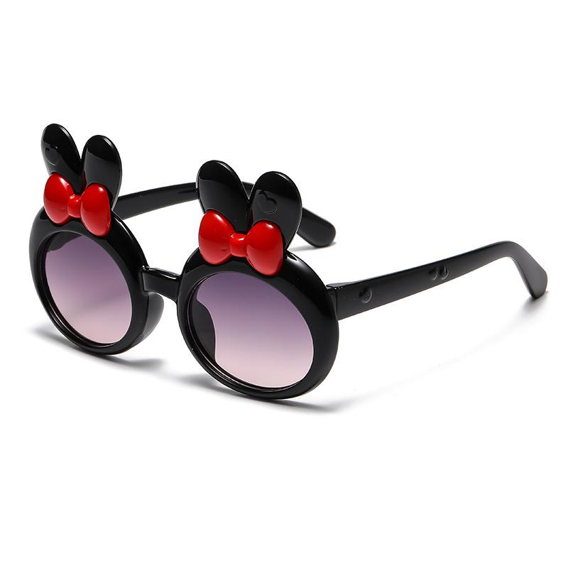 7304 Children'S Cartoon Sunglasses Bow Girl Glasses, Rabbit Ear Love Baby Sunglasses Sunglasses