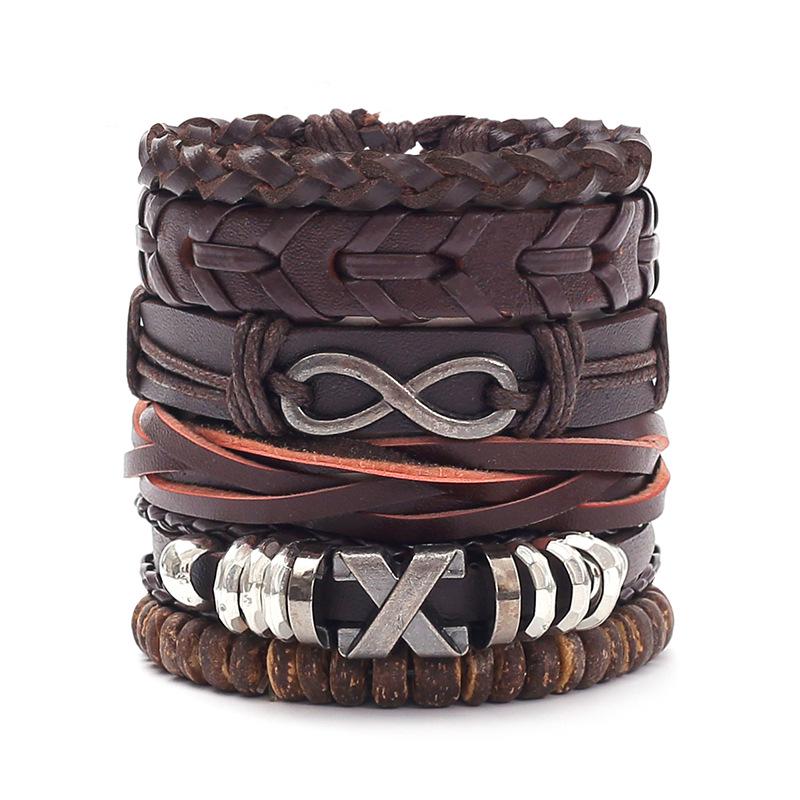 Stylish Hand-Woven Bracelet - Unisex Leather Wristband Accessories