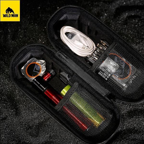 Etui do uchwytu na bidon WILDMAN XT11 czarne, wytrzymałe, idealne na rower