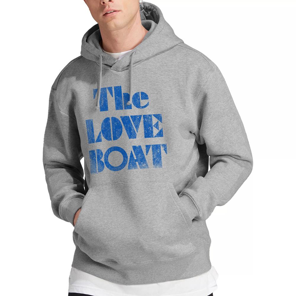 The Love Boat Mens Distressed Hoodie