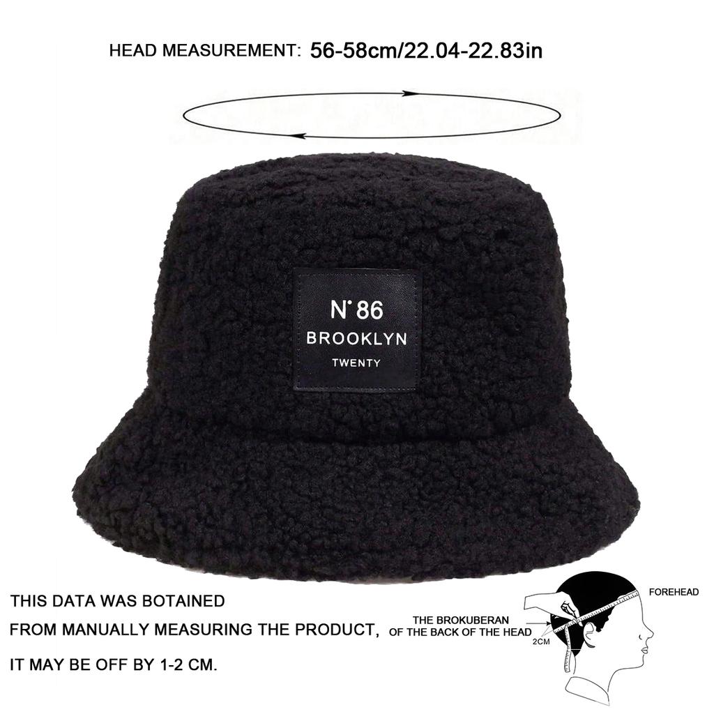 Męskie i Damskie N86 Ozdoba z Etykietą Kapelusz Rybaka Moda Outdoor Ciepłe Wełniane Kapelusze Bucket Płaski Wierzch Czapka Podróżne Kapelusze na Plażę