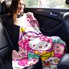1pc Magical Adventure Hello Kitty's Blanket, Soft Throw for Home Decor, Gift Idea for Family and Friend, Seasonal Use, Living Room, Travel, Camping, C