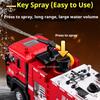 1:50 Alloy Water Tank Fire Truck Model Car Toy Multiple Movable Locations Water Spray Engineering Vehicle Music Light Presents