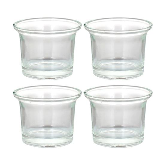 Glass Bird Feeder Cups, Feeder Replacement Bowls, 2.44 Inch Weatherproof Glass Bowl for Hummingbird & Finch, Outdoor Hanging Feeder Accessory & Candle