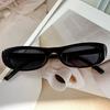 Women's Retro Oval Sunglasses Black Small Frame Fashion Brand Trendy  Points Sun Glasses Ladies Star Shades UV400 Eyewear