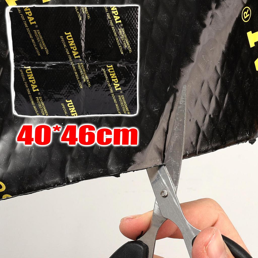 Auto Noise Insulation Heat Shield Butyl Rubber & Aluminum Foil Sound Deadening Mat Car Hood Shock Absorber Flame Retardant Pad