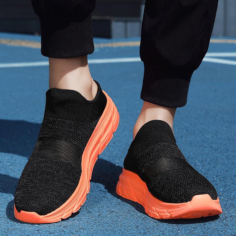Women's Sandals Backless Walking Sneakers Summer Couple Slip On Mule Socks Shoes Closed Toe Slippers Men Clogs Over Sized