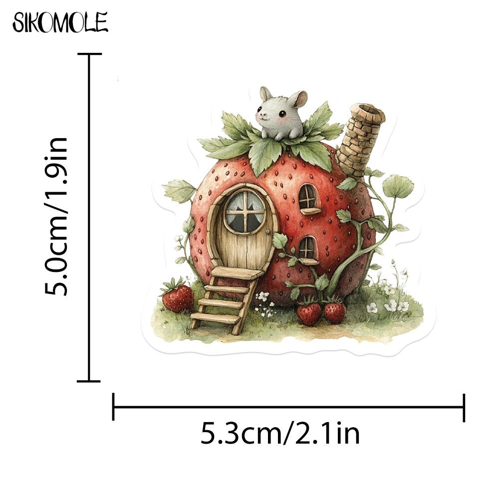 10 30 50Pcs Cartoon The Home Of Small Animals Stickers Aesthetic Fridge Laptop Phone Diary Stationery Graffiti Sticker Kid Toy