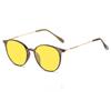 UV Protection Lightweight Comfortable Durable High Quality Round Shaped Low Light Visual Female Male Sun Glasses