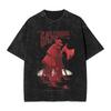 Hot Game Peripherals Bloodborne Darks Souls Graphic Print TShirt Streetwear Vintage Washed Cotton Top Oversized Summer New Tees