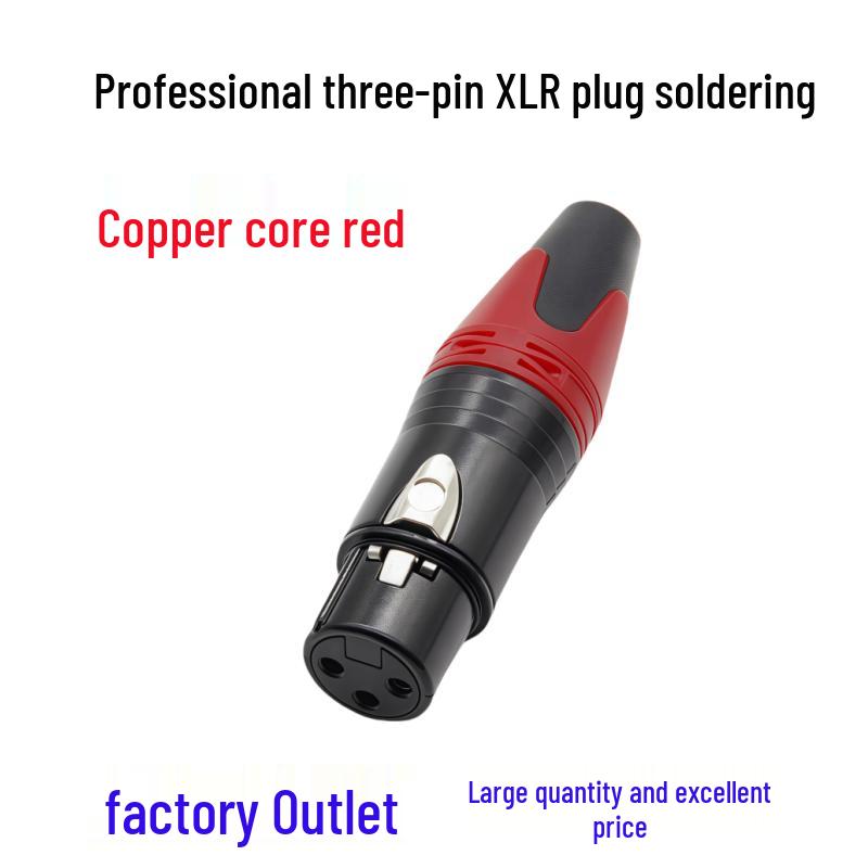 3-Pin XLR Male-Female Balanced Audio Cable for Microphone, Speaker, or Mixer