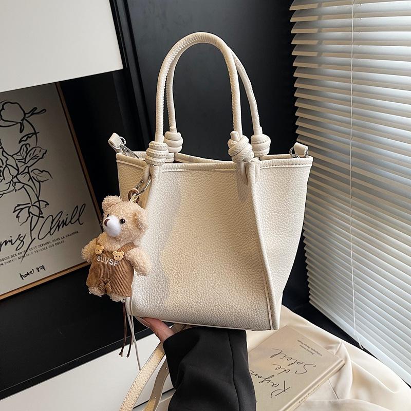 

Повседневная сумка-ведро женская новая большая вместительная простая сумка-крыло модная простая сумка через плечо