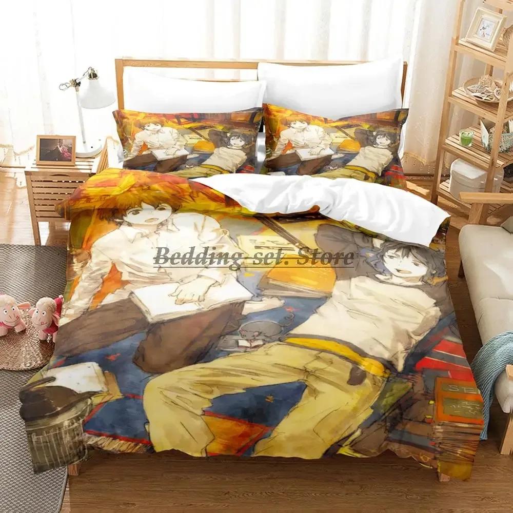 New No.6 Shion Nezumi Bedding Set Single Twin Full Queen King Size Bed Set Aldult Kid Bedroom Duvetcover Set Anime Bed Sheet