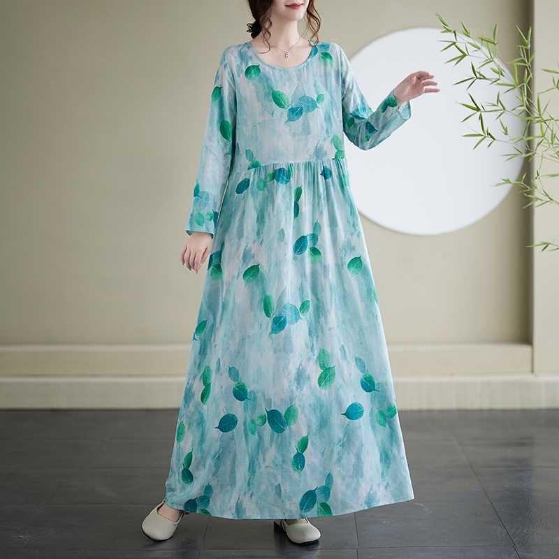 Actual 2025 Early Fall New Floral Dresses