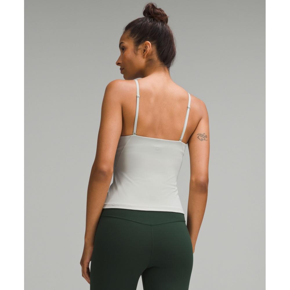 Lululemon Align  High Neck CAmi TAnk Top  Light Support  A B Cup jAde Grey