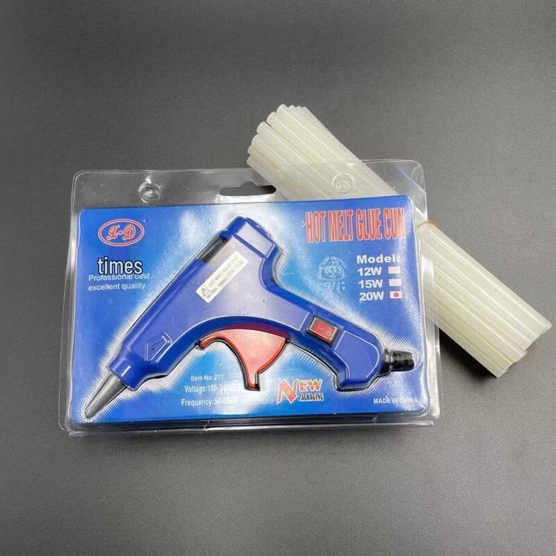 Pink Hot Melt Glue Gun & Sticks