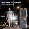 Portable Dog Barking Stop Device Ultrasonic Dual Head Repeller With High Frequency Flashlight USB Charging For Camping/Home
