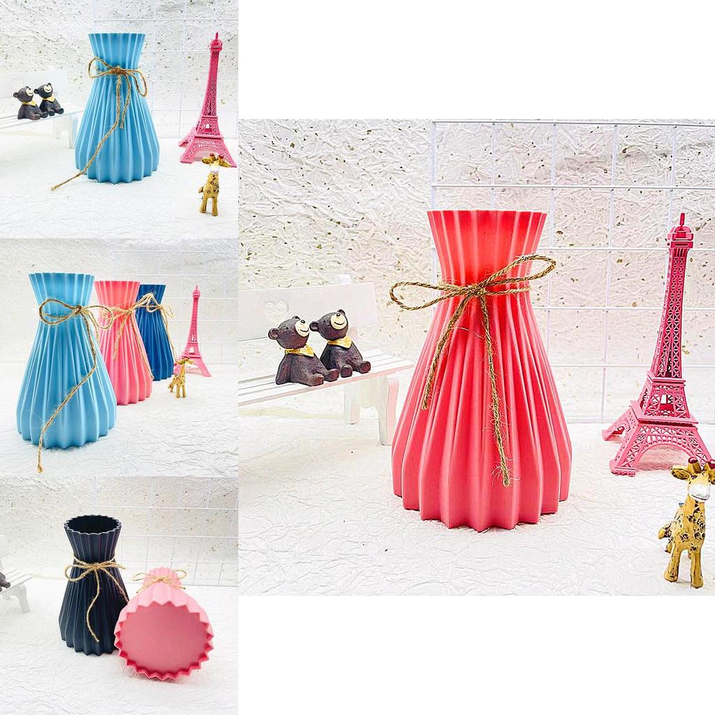 Moderne nordische Kunststoffvase für Heimdekoration mit Spritzguss und elegantem Design für Wohnzimmerausstellung