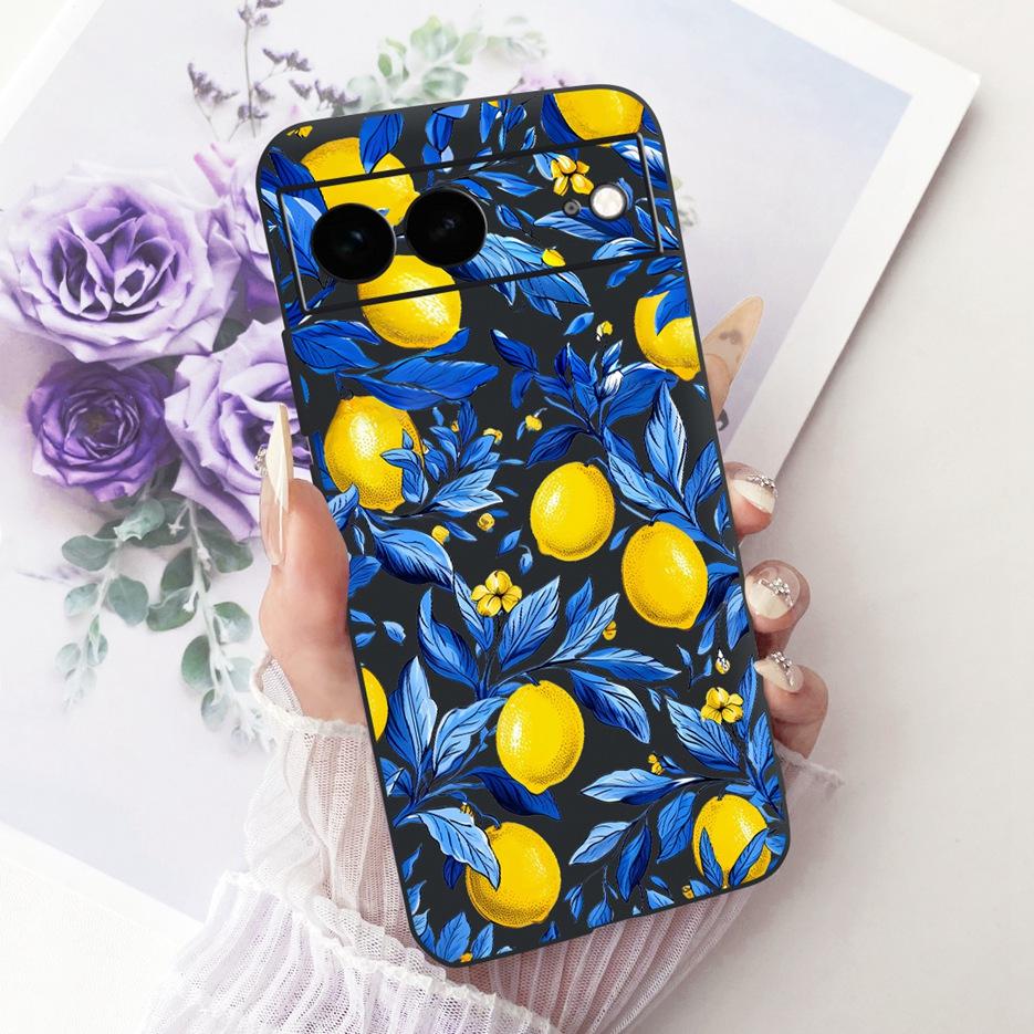For Google Pixel 7A Case Pixel7 Pro Luxury Flower Butterfly Painted Cover Soft Silicone Case For Google Pixel 7 Pro Pixel7A Bags