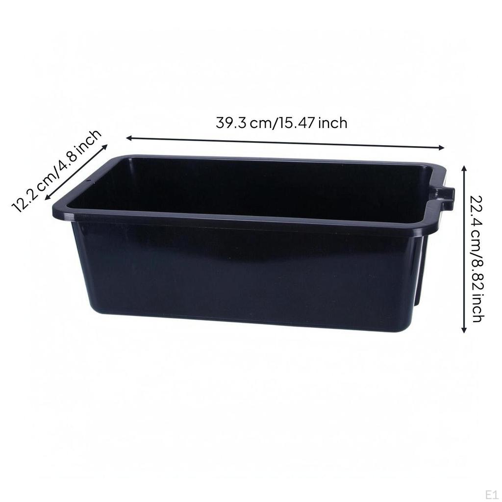 Oil Drain Pan Wide Open Top Parts Cleaning Pouring Spout Auto Maintenance for Mechanics,