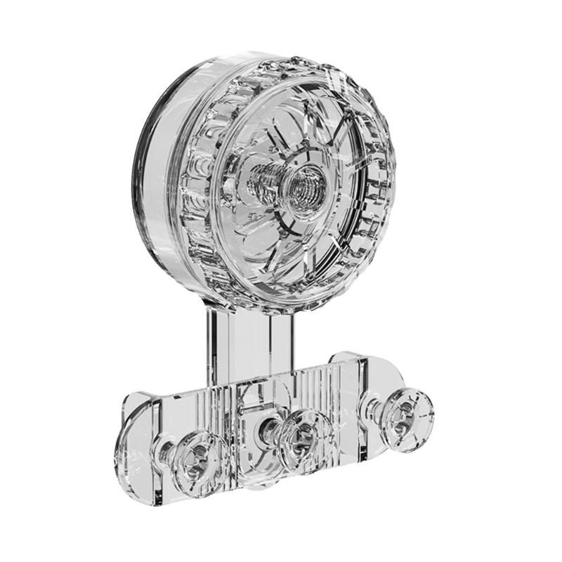 

Heavy Duty Adhesive Hook for Home Storage Waterproof and Moisture Proof Robe Coat Clothes Hanger Bathroom Towel Rack прозорий/сірий