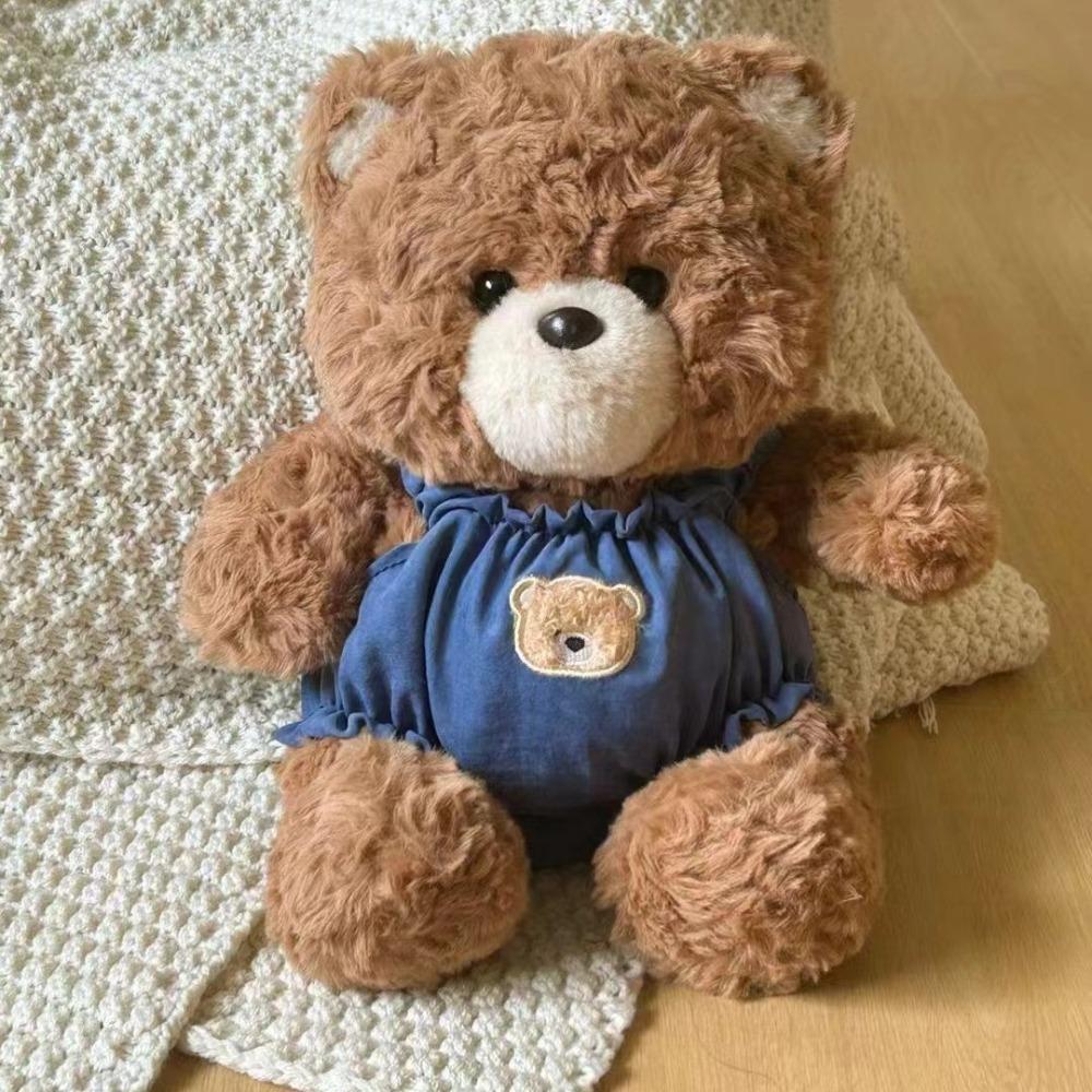Cute Milo Bear Cute Overalls Dress Up Teddy Bear Plush Toy Throw Pillow Gift Doll