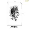 Fresh Style Waterproof Flower & Cartoon Tattoo Stickers for Arm