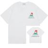 Grenzüberschreitend auf Lager exklusiv Casablanca Doppelgaze reine Baumwolle Unisex T-Shirt Hip-Hop lässig Kurzarm locker Rundhals