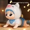 Electric Crawling Baby Doll with Sound: Head Lifting Training Toy for Early Education, 0-1 Year Olds, 6 Months+