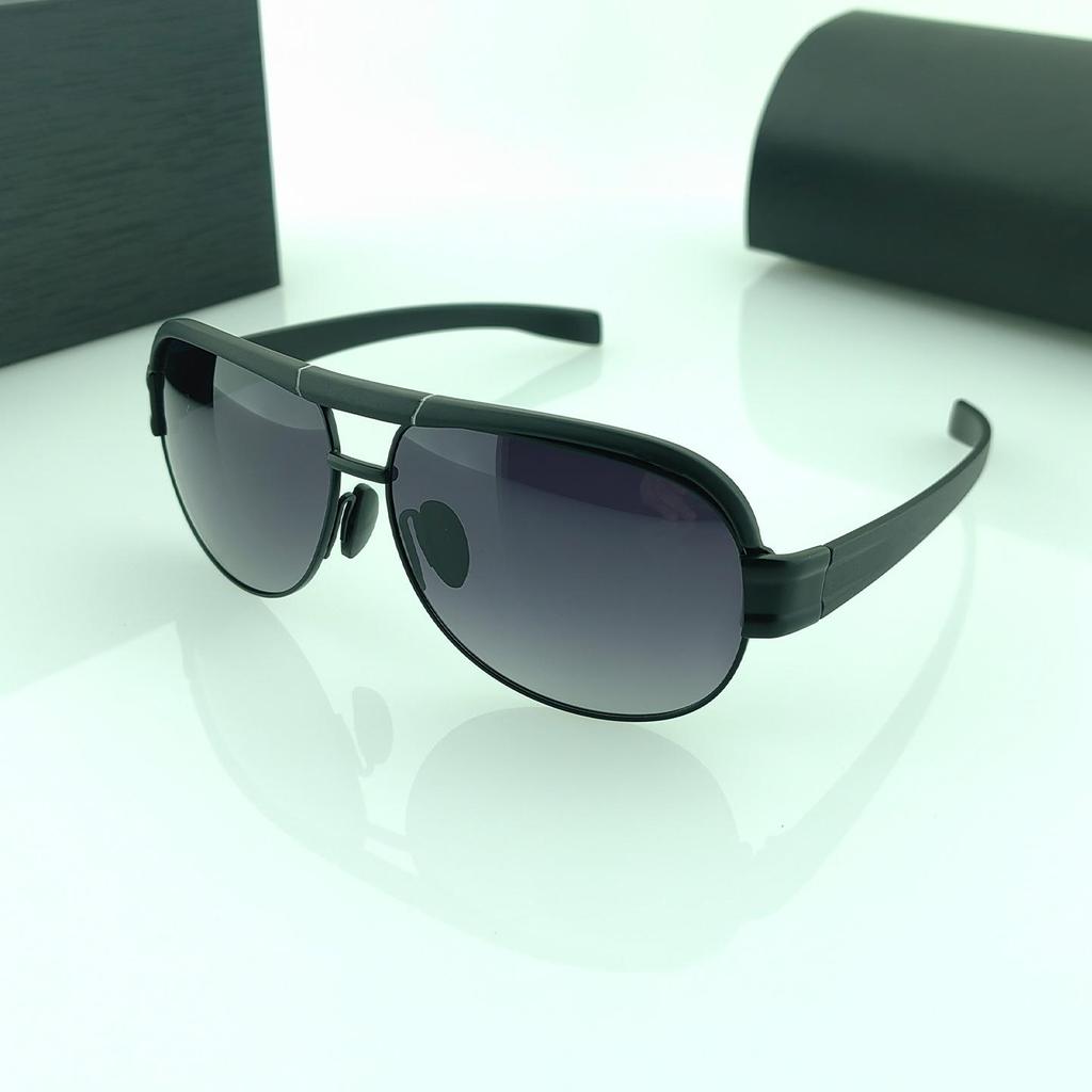 New Men's Large Frame Polarized Aviator Sunglasses with UV Protection - European & American Fashion Metal Design (8985 Series)