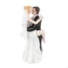 Bride and Groom Figurine HandPainted Wedding Cake Topper Resin Figures for Newlyweds, Bridal