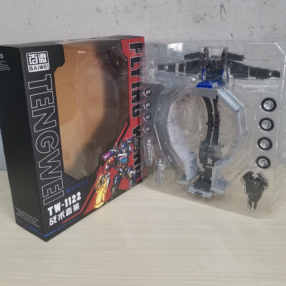 BAIWEI Roboter-Anhänger CY01 Verformungsspielzeug Taktischer Container TW1122 Optimus Commander Actionfigur
