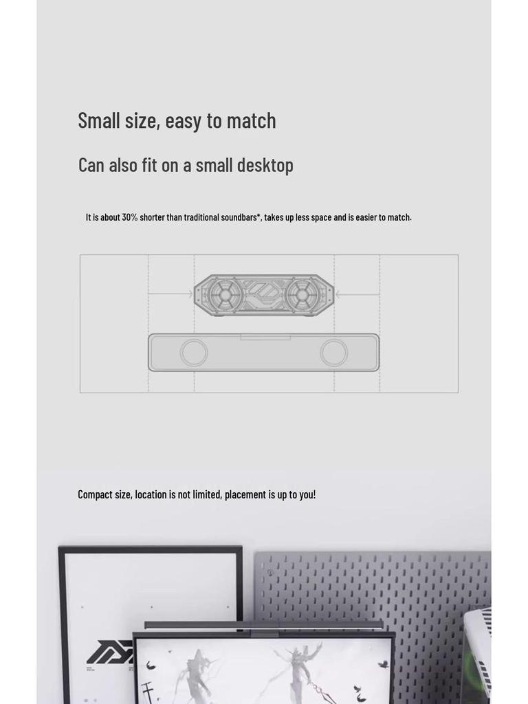 HECATE Edifier G2500BAR Desktop Gaming Bluetooth Speaker with Integrated Microphone