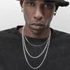 Hip Hop Cuban Chain Necklace Rock Stainless Steel Basic Chain Men Necklace Simple Necklace For Women Fashion Party Jewelry