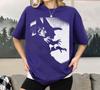Vintage Funny Wicked Shadow Vintage Halloween Graphic TShirt Oz Wizard Tee
