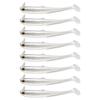 8 Pack Soft Plastic Tail Fishing Multicolor Swimbait for Trout