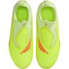 Nike Jr. Phantom 6 High Academy GS Hyper Crimson/Limelight/Black Kids Cleats Green HQ2042-800