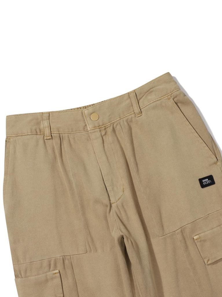 BBC EARTH Stretch Cotton Jogger Pants_Light Beige