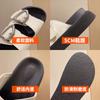 Internet celebrity French thick-soled cool slippers women's summer niche 2025 Korean version of the new versatile beach shoes