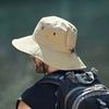 Drawstring Sun Protection Fisherman Hat Women Summer Outdoor Breathable Mountain Camping Sunshade Mountaineering Fishing Hat Men