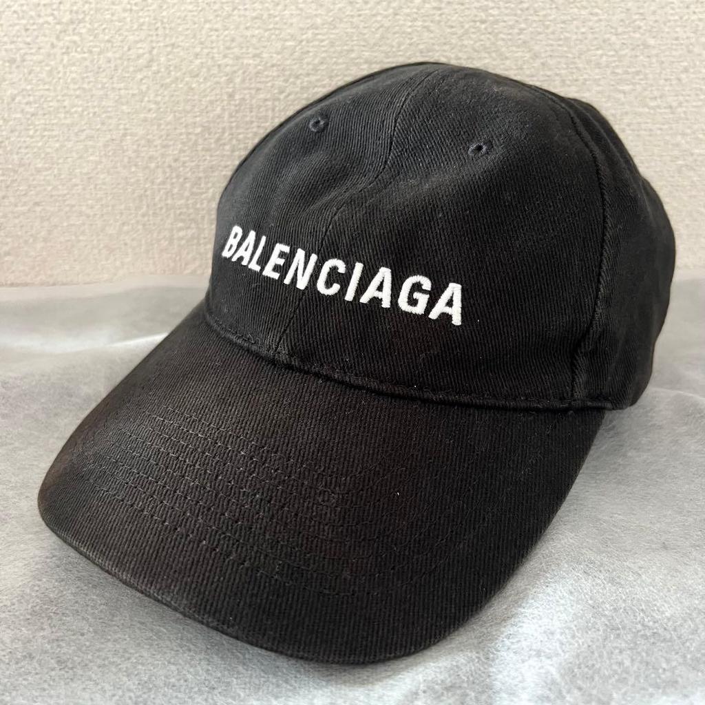 Used BALENCIAGA hat cap black black