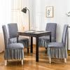 Stretch Chair Slipcovers with Skirt Removable Washable Thicken Chair Protector Cover Stretch Chair Slipcover